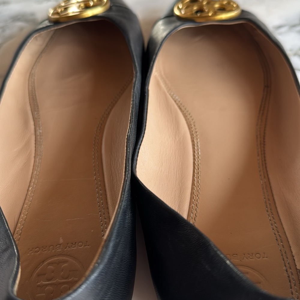 Tory Burch Chelsea Cap-Toe Leather Ballet Flat Women’s size 9 - Picture 10 of 16